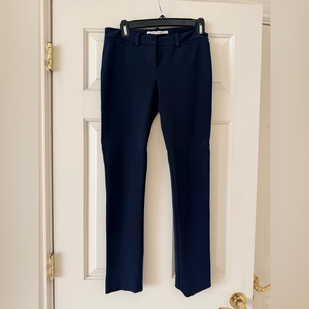 Diane Von Furstenberg Navy trousers - Picture 2 of 9